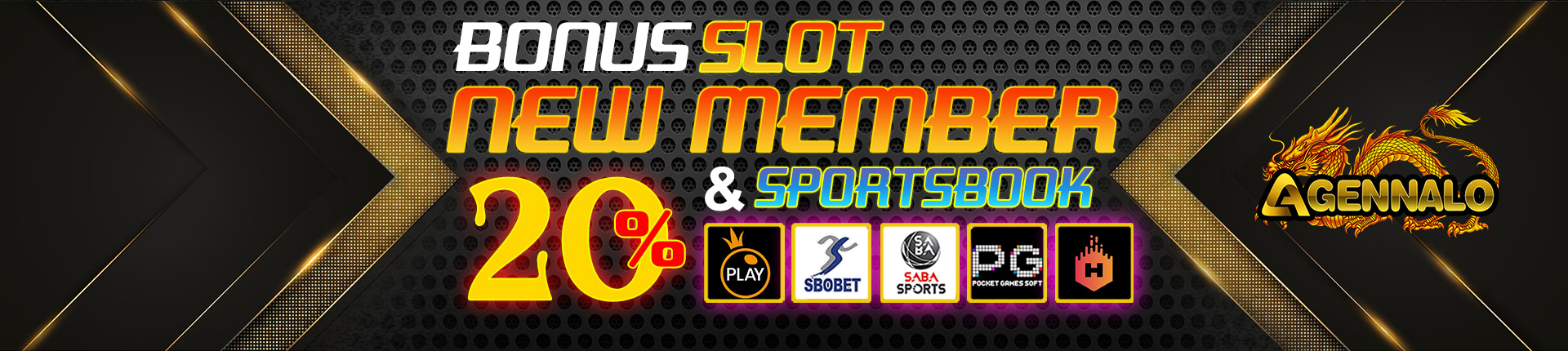 SLOT BONUE 20 % NEW MEMBER SPORTSBOOK AGENNALO